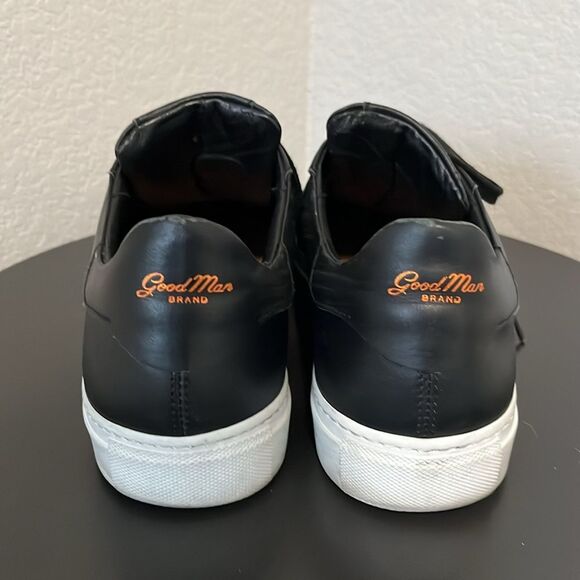 GOOD MAN BRAND Legend Court Sneaker Black Nappa Leather/Suede, Size 8.5 - Picture 8 of 10